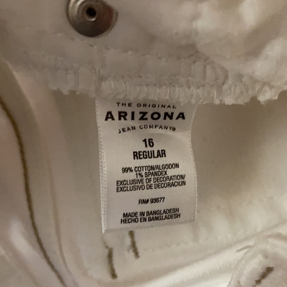 🎉Price Drop! Arizona Jean Co. Girls Size 16 Pink Shirt and White Shorts - Picture 8 of 10